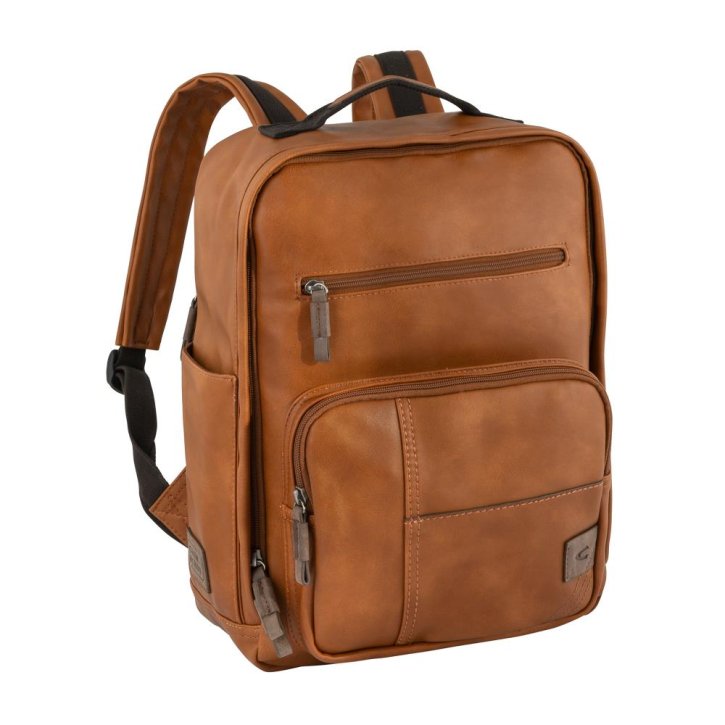CAMEL ACTIVE LAOS backpack M cognac